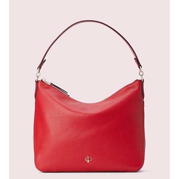 Kate Spade Polly Medium Red Convertible Bag NWT